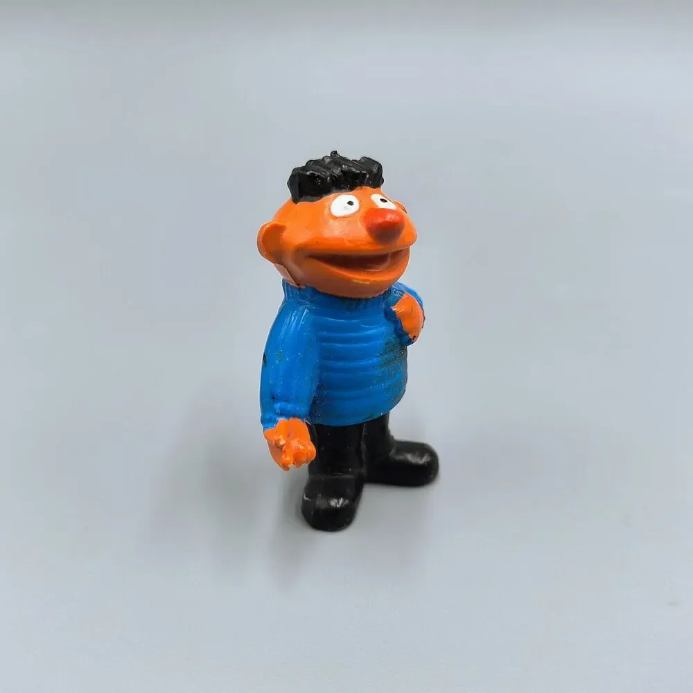 Vintage 1970s Sesame Street Minikins Bert & Ernie Pvc Figures Heimo Germany 2